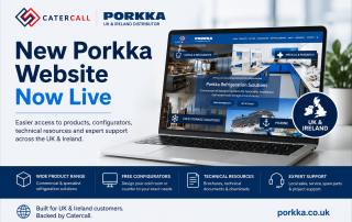 New Porkka UK and Ireland website for commercial refrigeration products and support